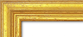 Holzrahmen Detailansicht Classic 1 Gold Holzrahmen Detailansicht Classic 1 Gold