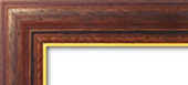 Holzrahmen Detailansicht Classic 1 Braun / Gold Holzrahmen Detailansicht Classic 1 Braun / Gold
